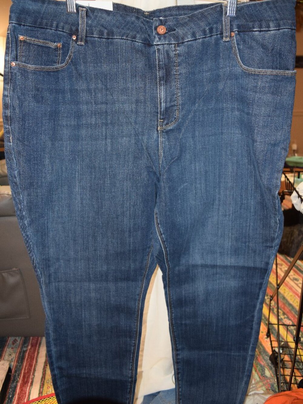NWT Seven7 Skinny Blue Jeans 22W
